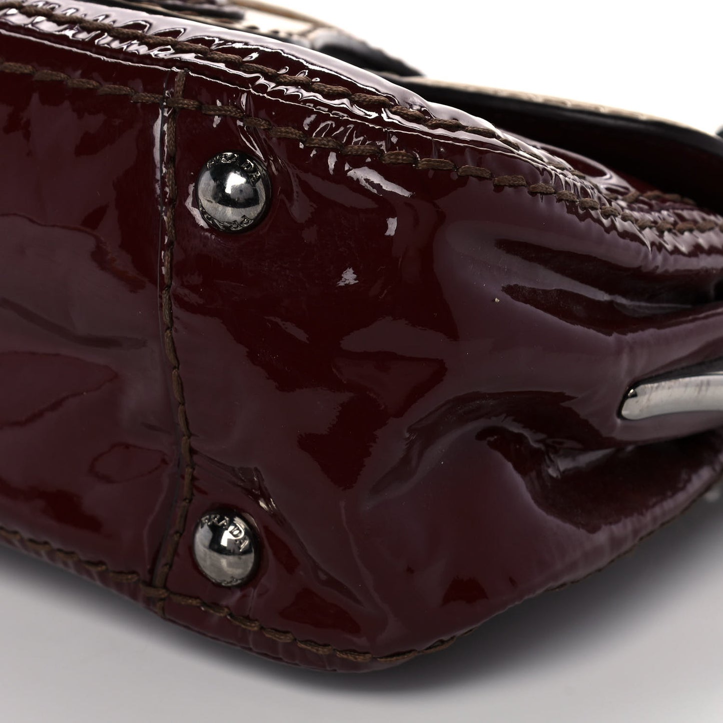 Patent Turnlock Flap Shoulder Bag