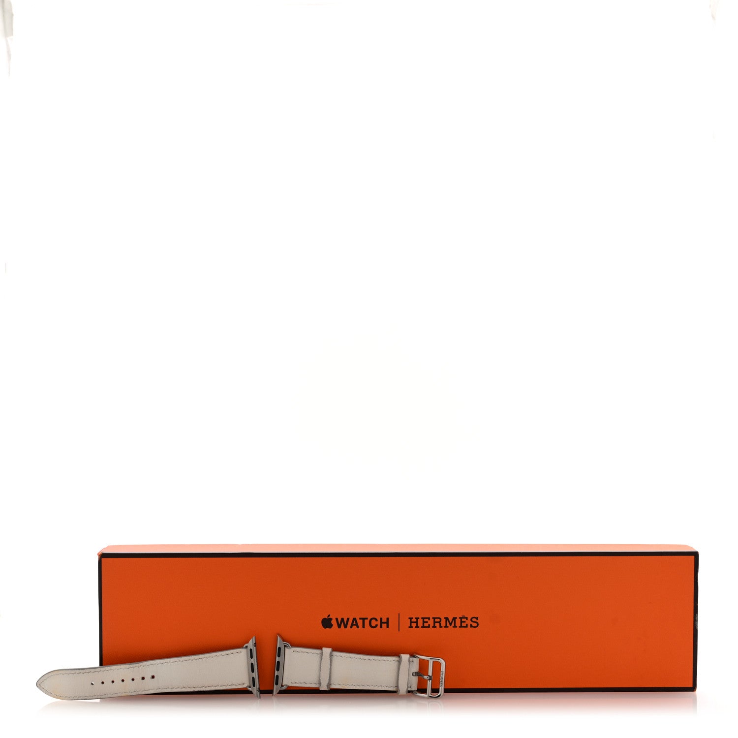 Hermes Swift 41mm Apple Watch Single Tour Band Craie 7 of 8