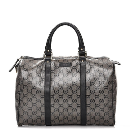 Gucci Crystal Monogram Joy Medium Boston Black 1 of 13