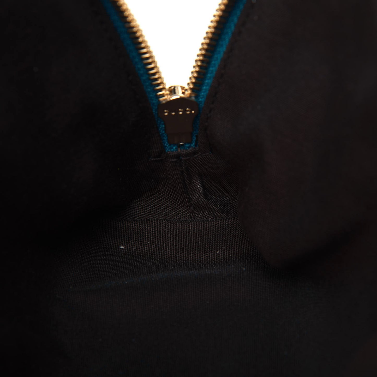 Microguccissima GG Cosmetic Case Deep Cobalt