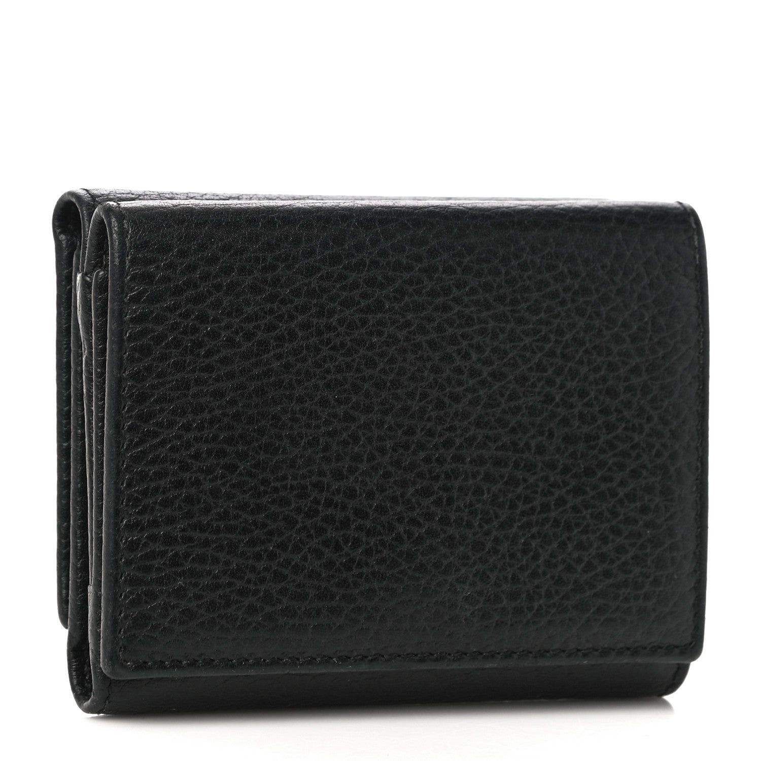 Gucci Dollar Calfskin GG Marmont Wallet Black 3 of 10