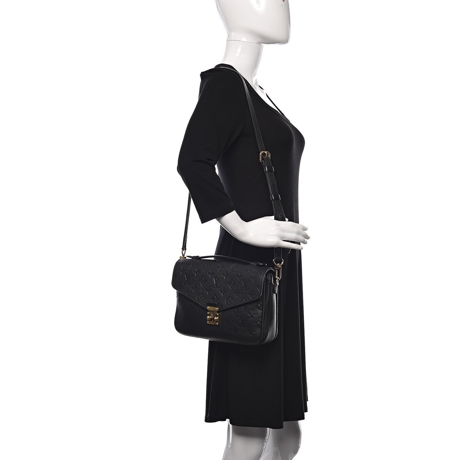 Louis Vuitton Empreinte Pochette Metis Black 2 of 10