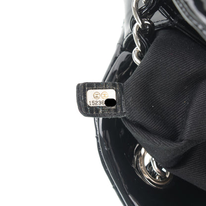 Chanel Patent Quilted Medium Just Mademoiselle Black 7 of 7
