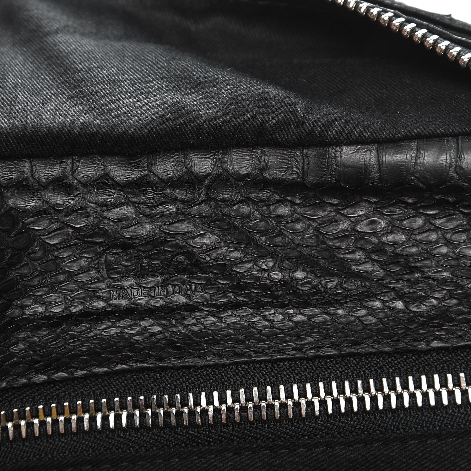 Chloe Python Large Betty Shoulder Bag Black 6 of 11