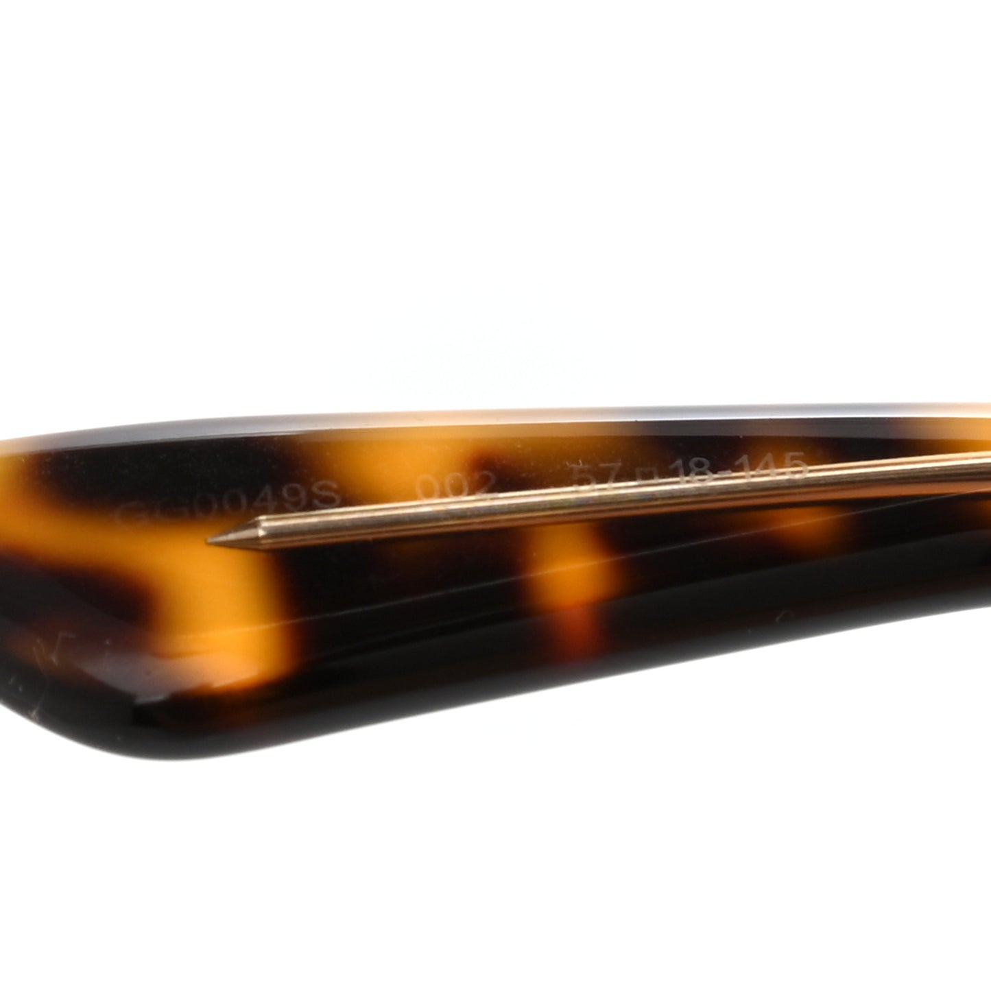 Acetate GG0049S Sunglasses Tortoise Yellow