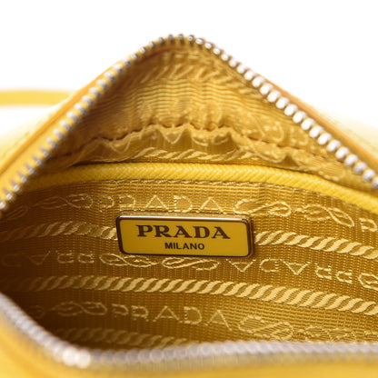 Prada Saffiano Mini Camera Crossbody Bag Soleil 6 of 8