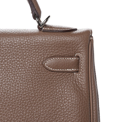 Hermes Togo Kelly Retourne 32 Etoupe 25 of 35