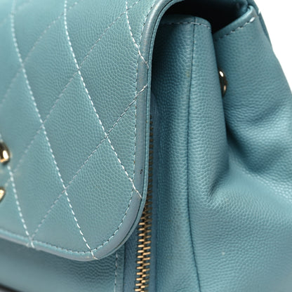 Chanel Caviar Quilted Small Business Affinity Flap Blue 12 of 13