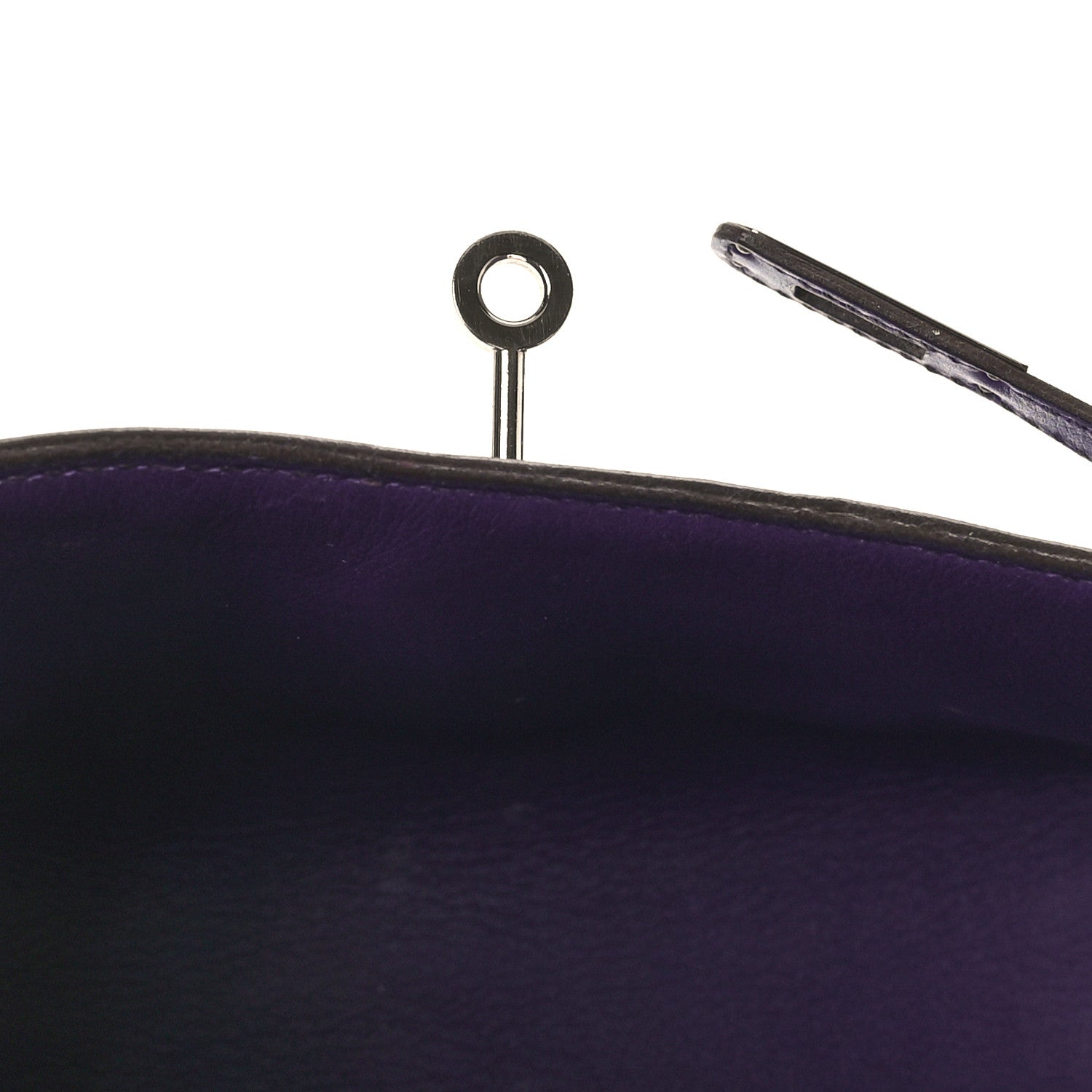 Hermes Swift Kelly Pochette Clutch Iris 13 of 14