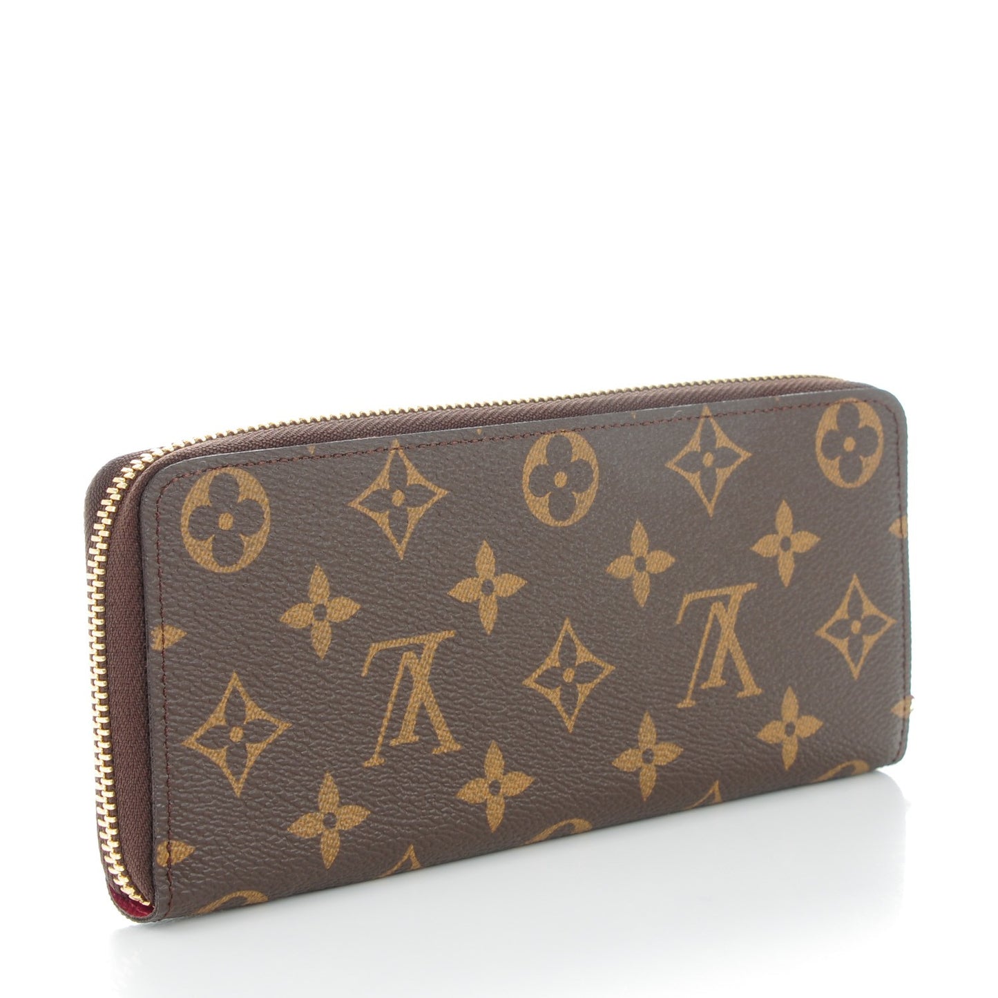 Monogram Clemence Wallet Fuchsia