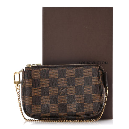 Louis Vuitton Damier Ebene Mini Pochette Accessories 9 of 9