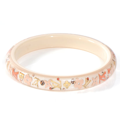 Louis Vuitton Swarovski Crystal Inclusion Bracelet PM Size Medium Nacre 1 of 5