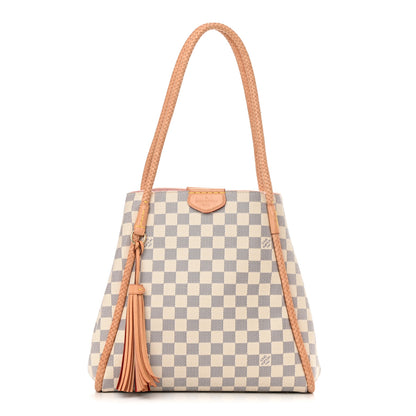 Louis Vuitton Damier Azur Propriano Rose Ballerine 1 of 14