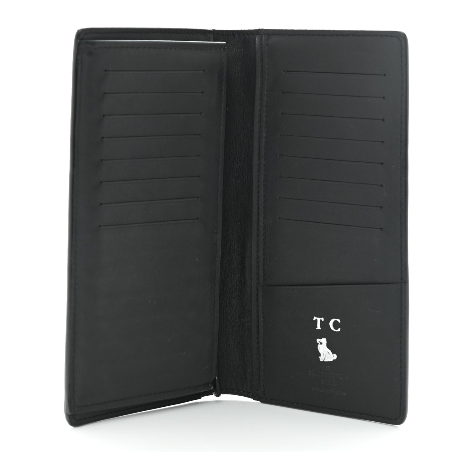 Calfskin Monogram Shadow Brazza Wallet Black