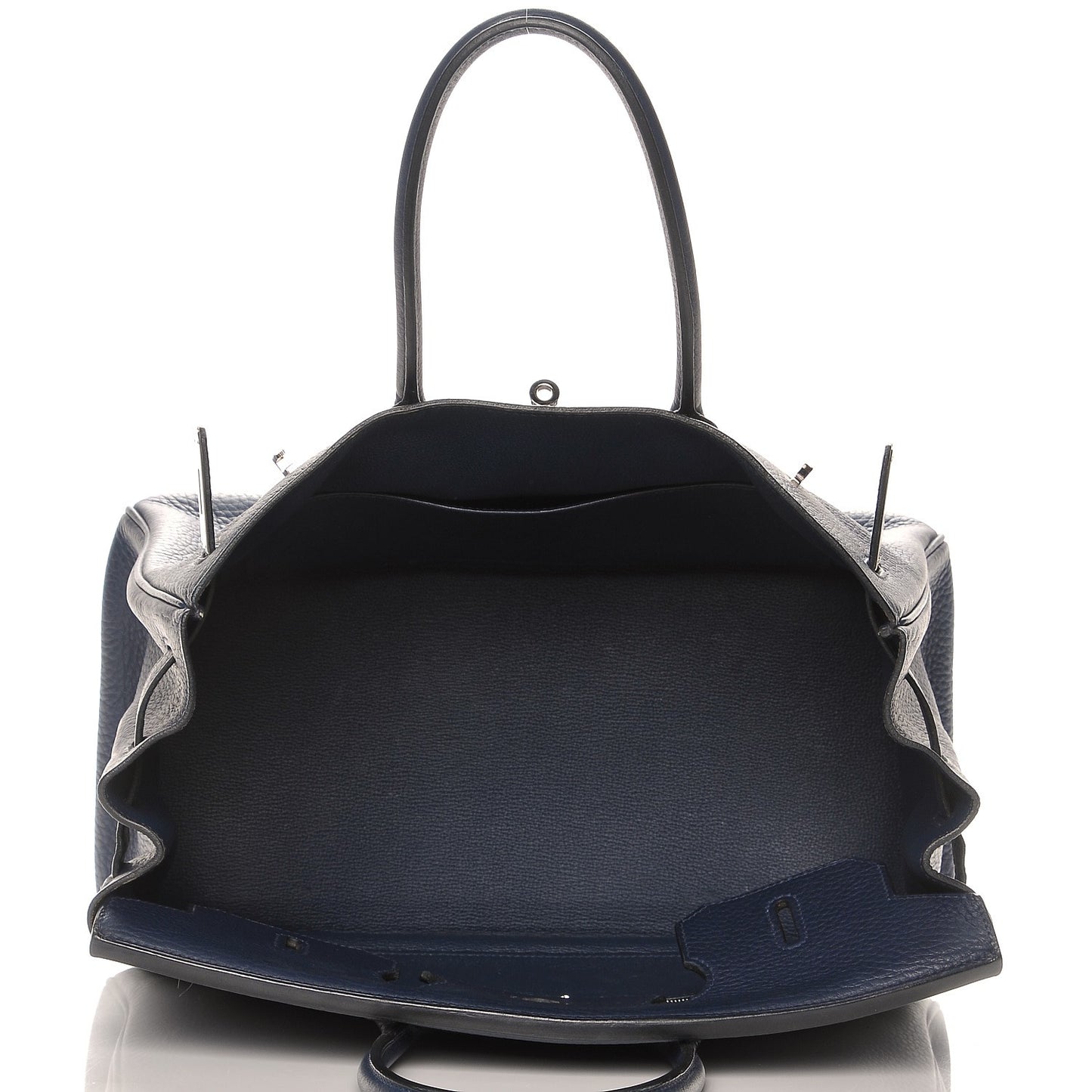 Taurillon Clemence Birkin 35 Bleu Abysse