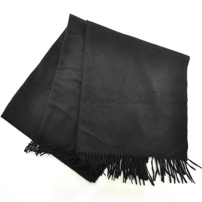 Hermes Cashmere Broderie Scarf Black 1 of 4