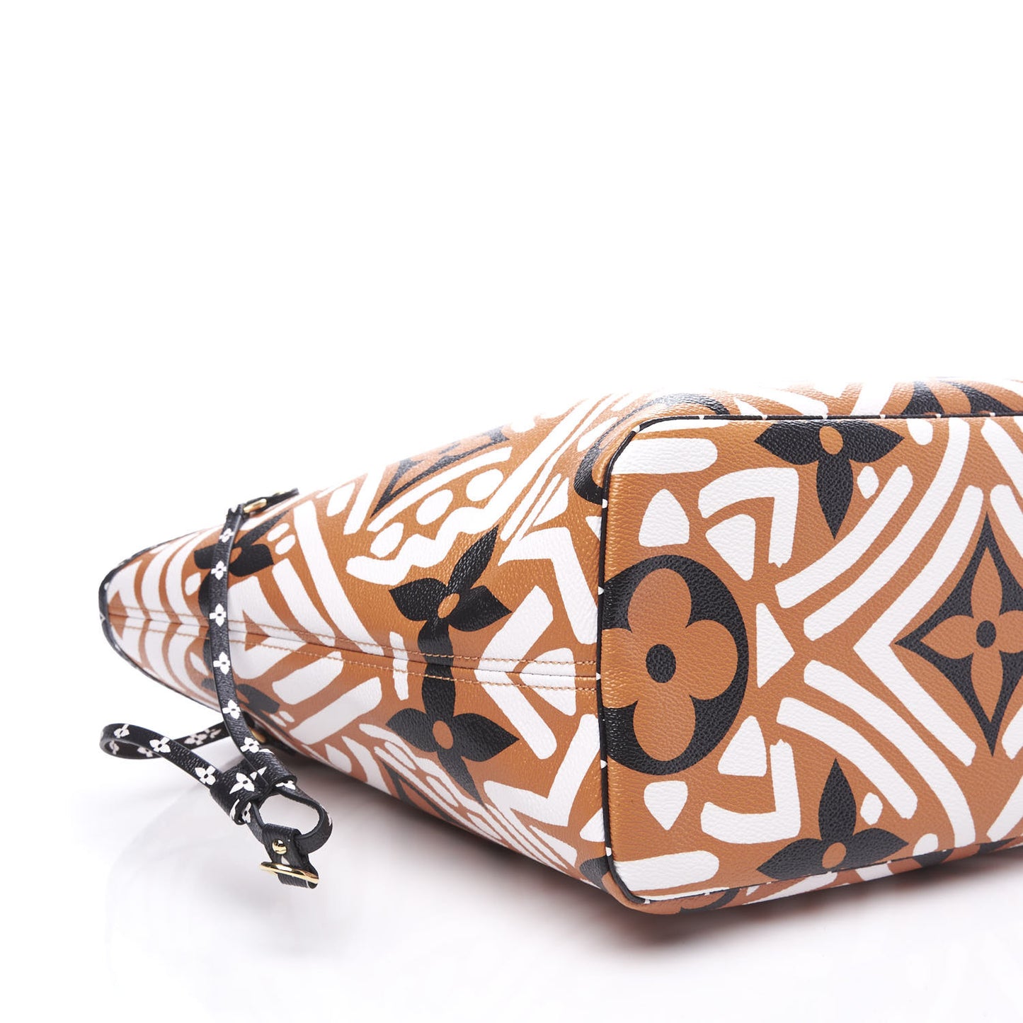 Monogram Giant Crafty Neverfull MM Creme Caramel