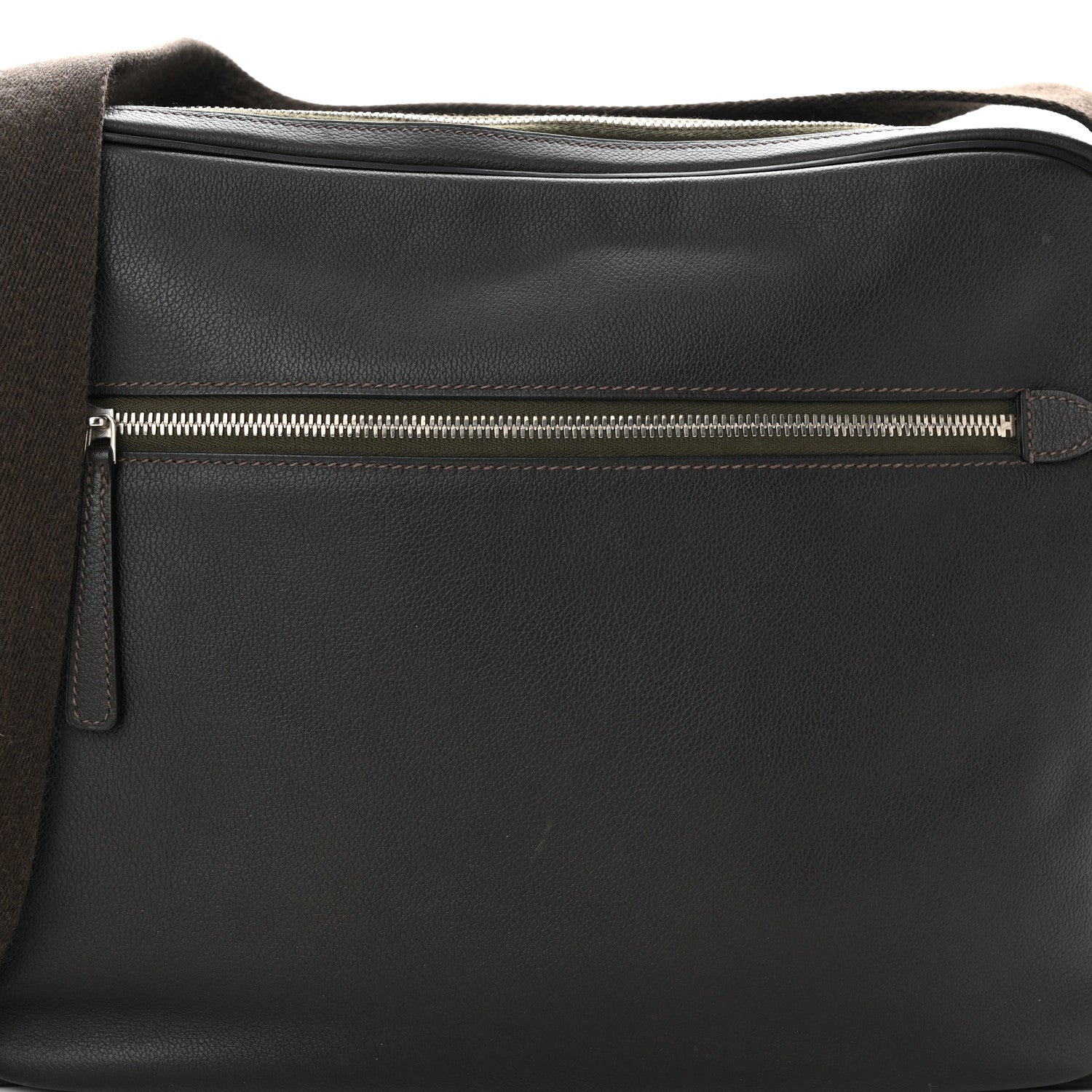 Hermes Evergrain Hebdo Reporter Document Holder Black 11 of 11