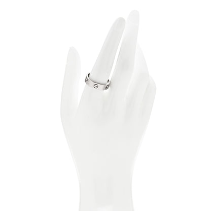Cartier 18K White Gold 5.5mm LOVE Ring 60 9 2 of 5