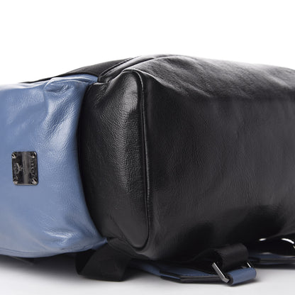 MCM Vintage Lambskin Medium Stadt Backpack Luft Blue 5 of 9