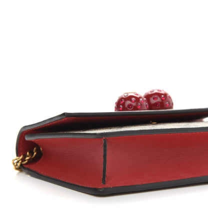 Gucci GG Supreme Monogram Mini Cherry Chain Bag 7 of 8