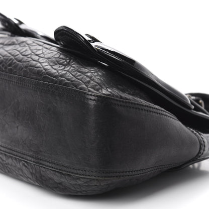 Fendi Nappa Patent B Bag Black 7 of 14