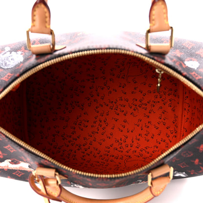 Louis Vuitton Catogram Speedy Bandouliere 30 Marron 5 of 14