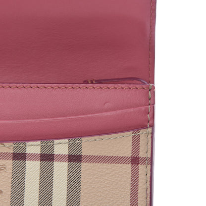 Burberry Haymarket Check Halton Wallet Pink 11 of 11