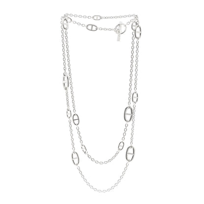Hermes Sterling Silver Farandole Necklace 120 3 of 6