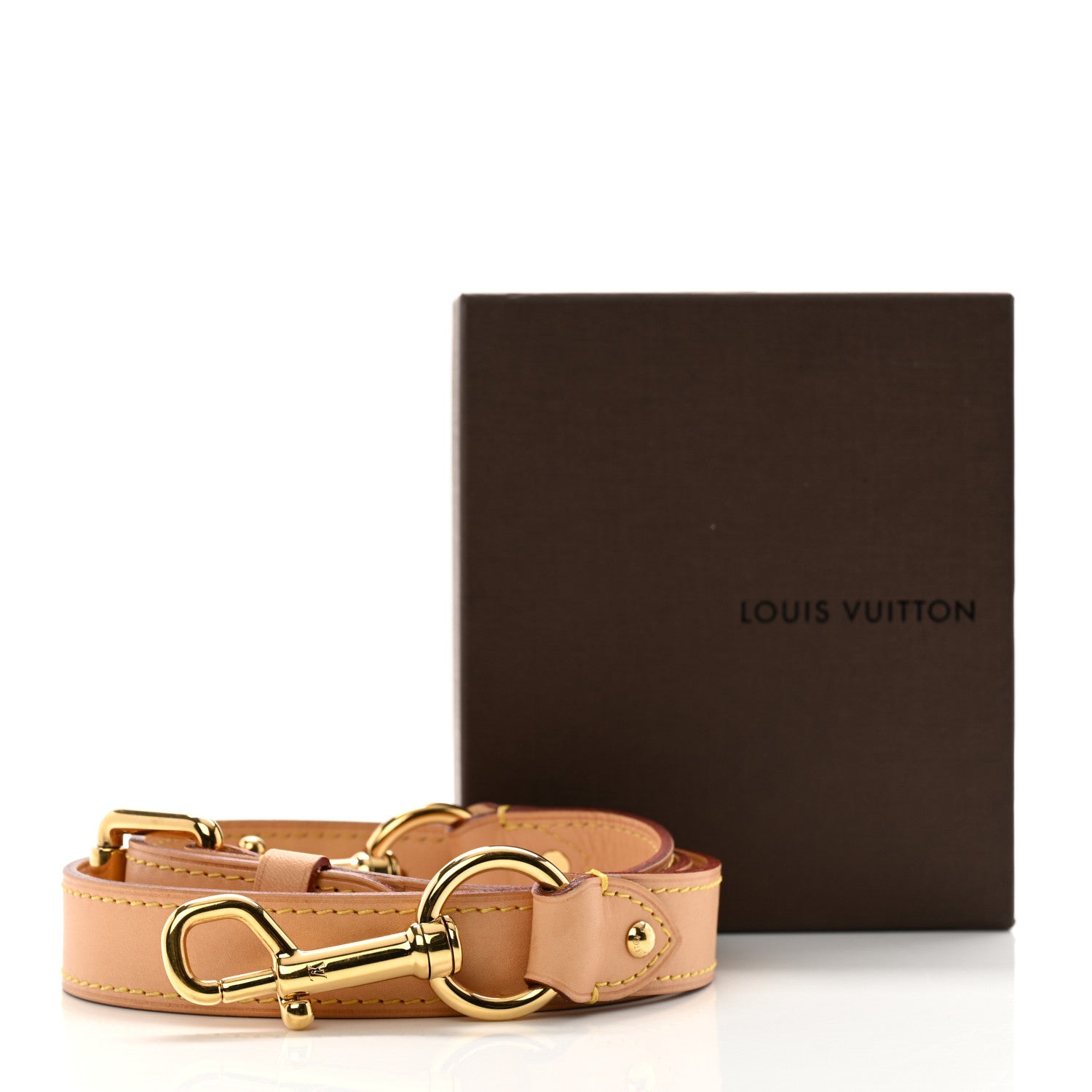 Louis Vuitton Vachetta 25mm Adjustable Shoulder Strap VVN 6 of 6