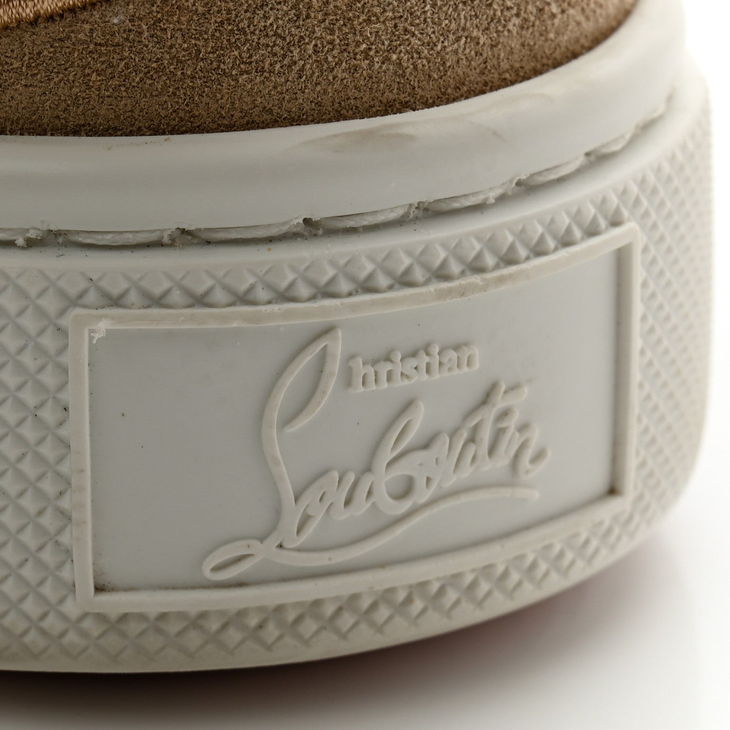 Christian Louboutin Suede Shearling Fun Vierissima Flat Sneakers 39.5 Atlas 6 of 8