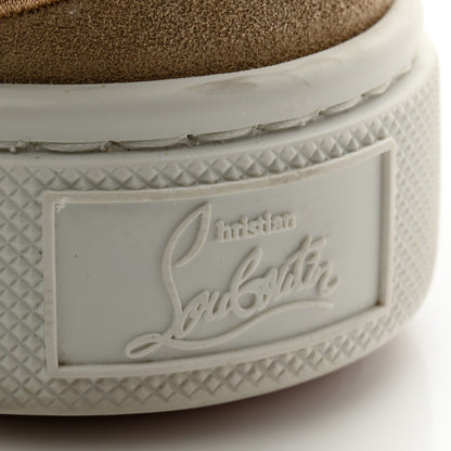Christian Louboutin Suede Shearling Fun Vierissima Flat Sneakers 39.5 Atlas 6 of 8