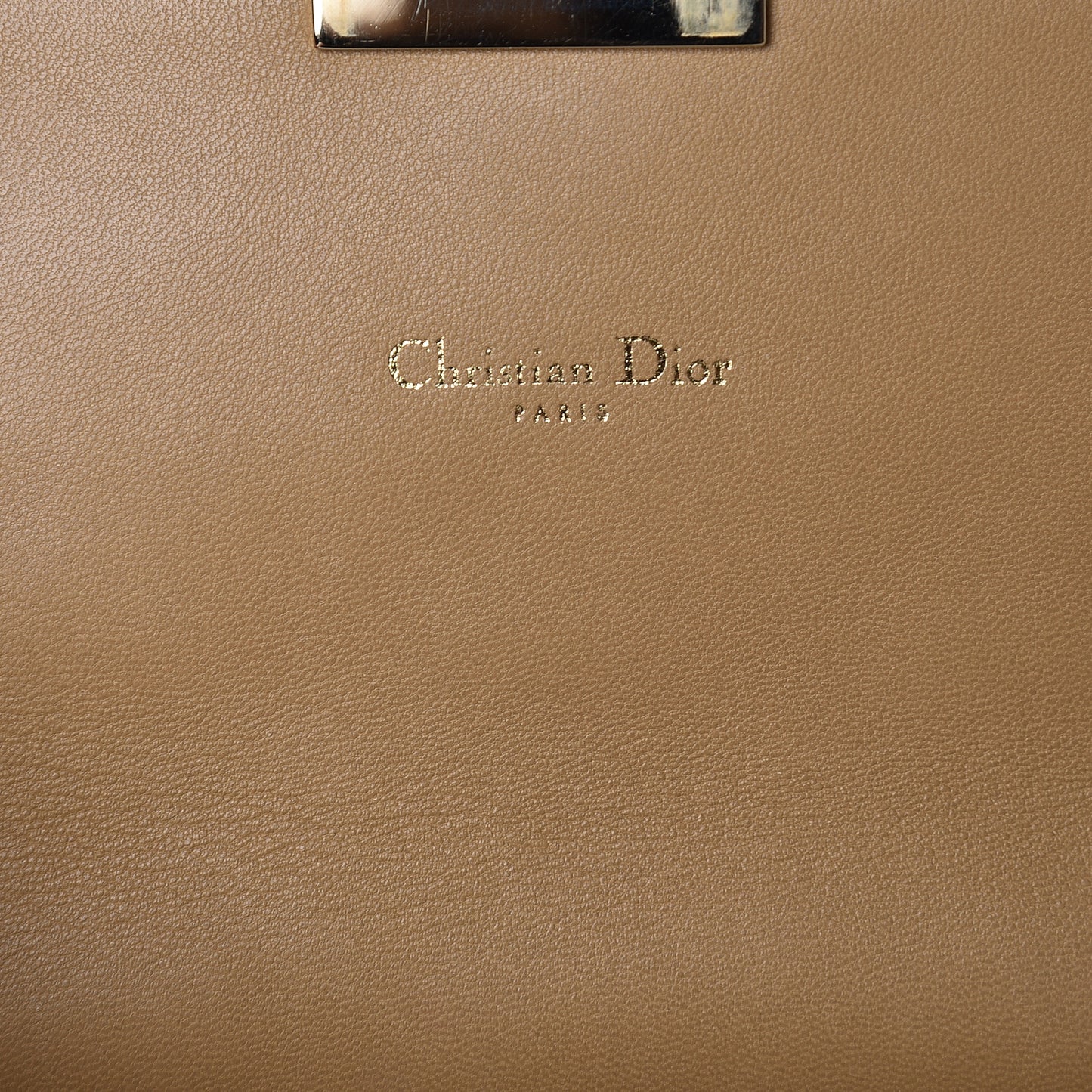 Lambskin Cannage Miss Dior Promenade Pouch Beige