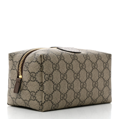 Gucci Soft GG Supreme Monogram Calfskin Medium Ophidia Cosmetic Case Beige Ebony New Acero 3 of 10
