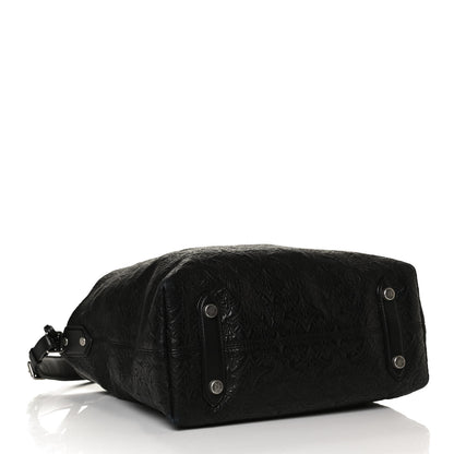 Louis Vuitton Monogram Lambskin Antheia Hobo PM Black 4 of 11