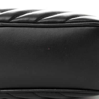 Saint Laurent Calfskin Matelasse Monogram Lou Camera Bag Black 11 of 11