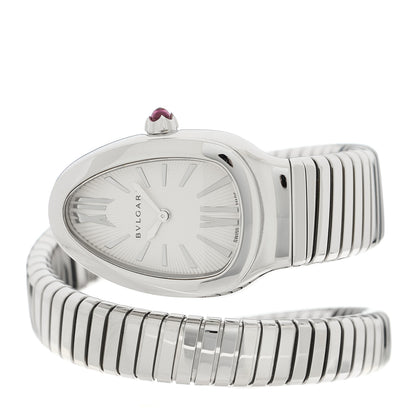 Bulgari Stainless Steel 35mm Serpenti Tubogas Quartz Watch 2 of 5