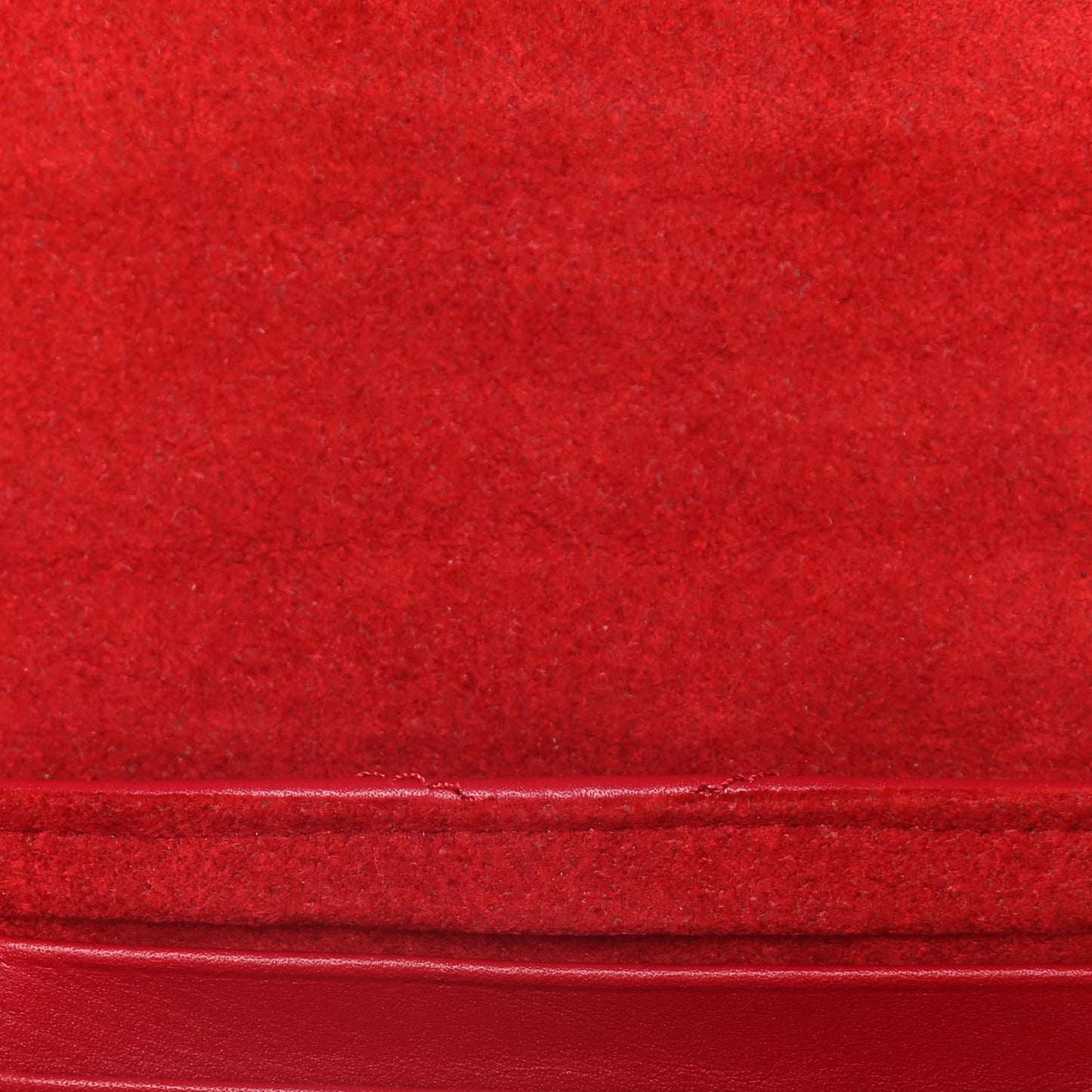Calfskin New Wave Chain Pochette Scarlet