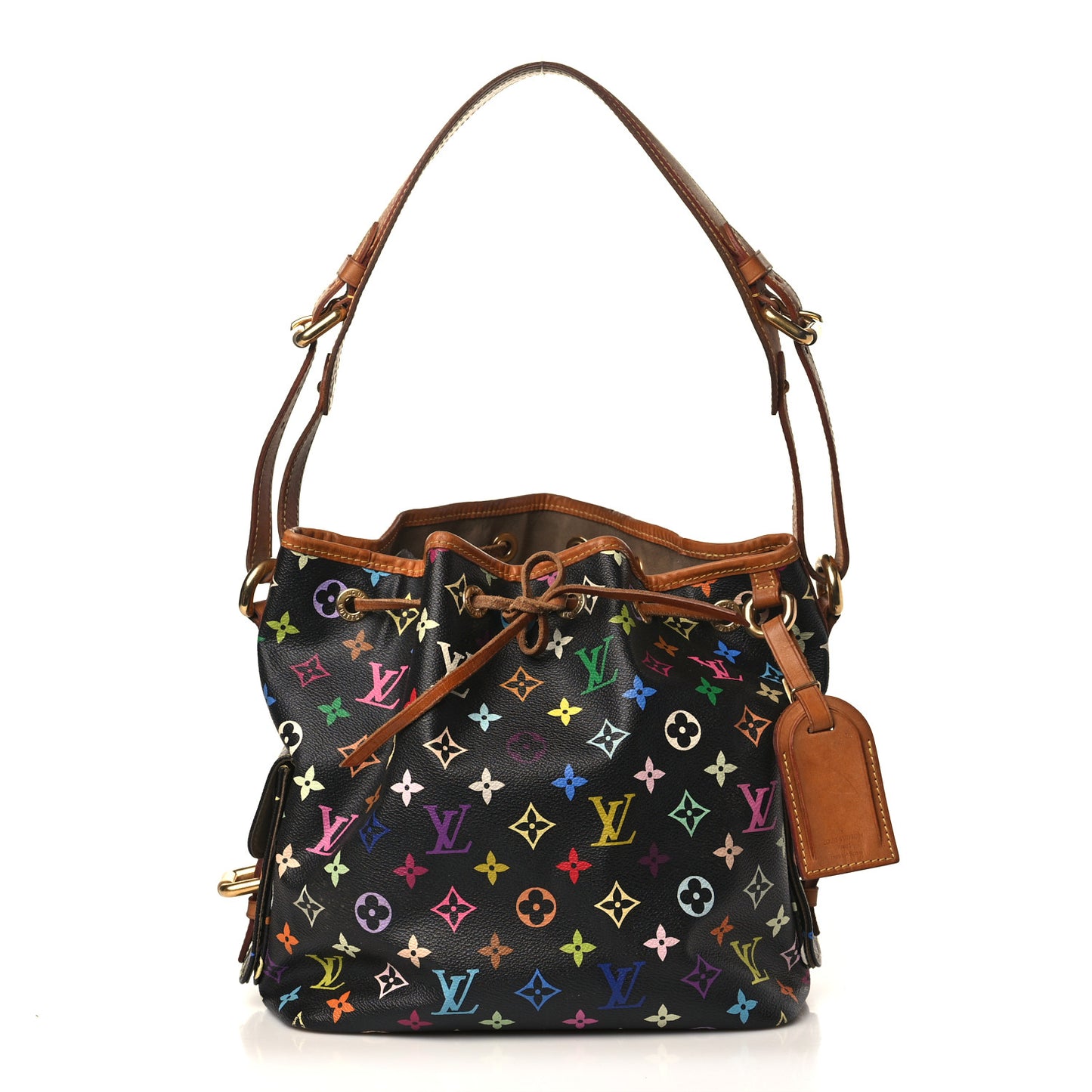 Monogram Multicolor Petit Noe Black