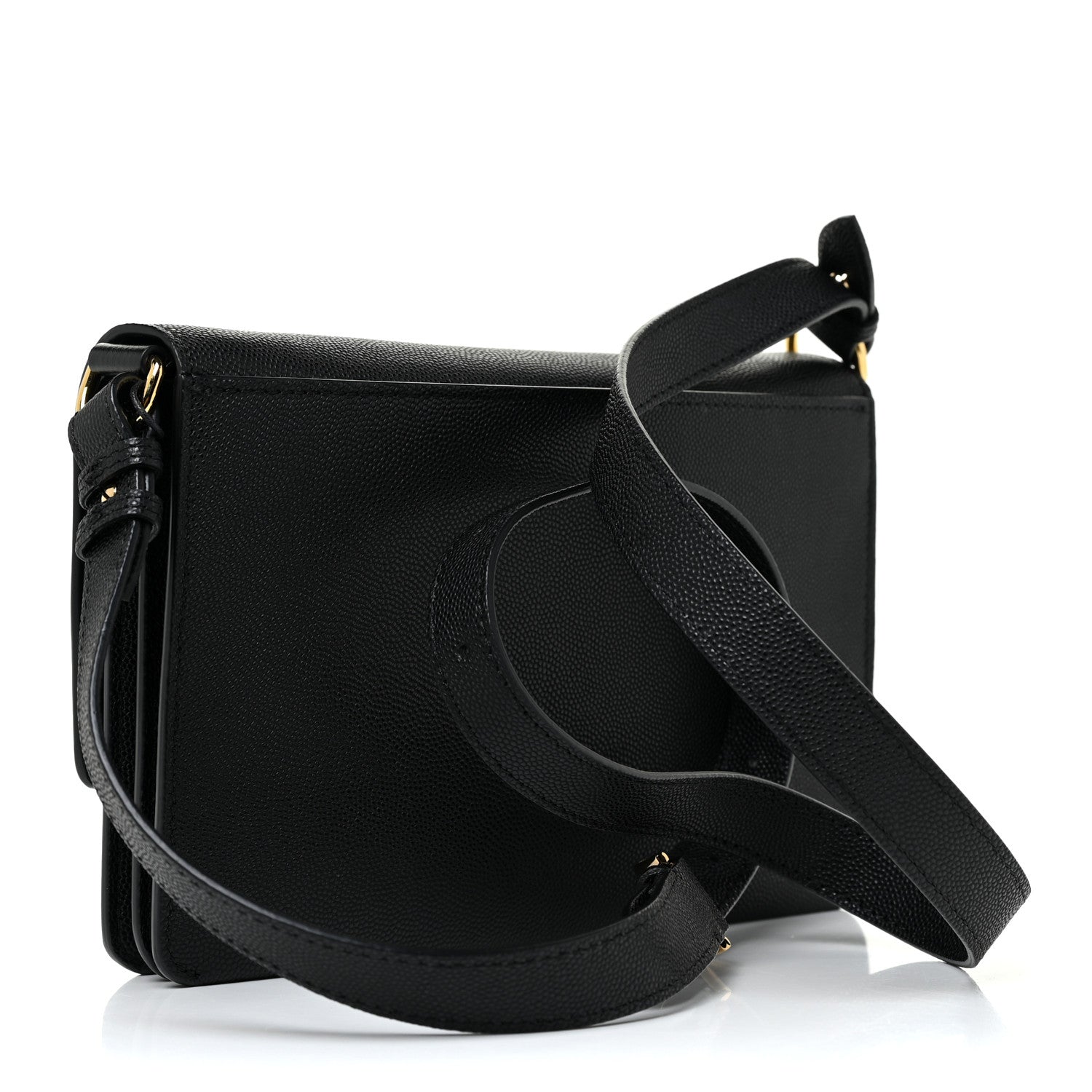 Burberry Grained Calfskin Albion TB Bag Black 3 of 10