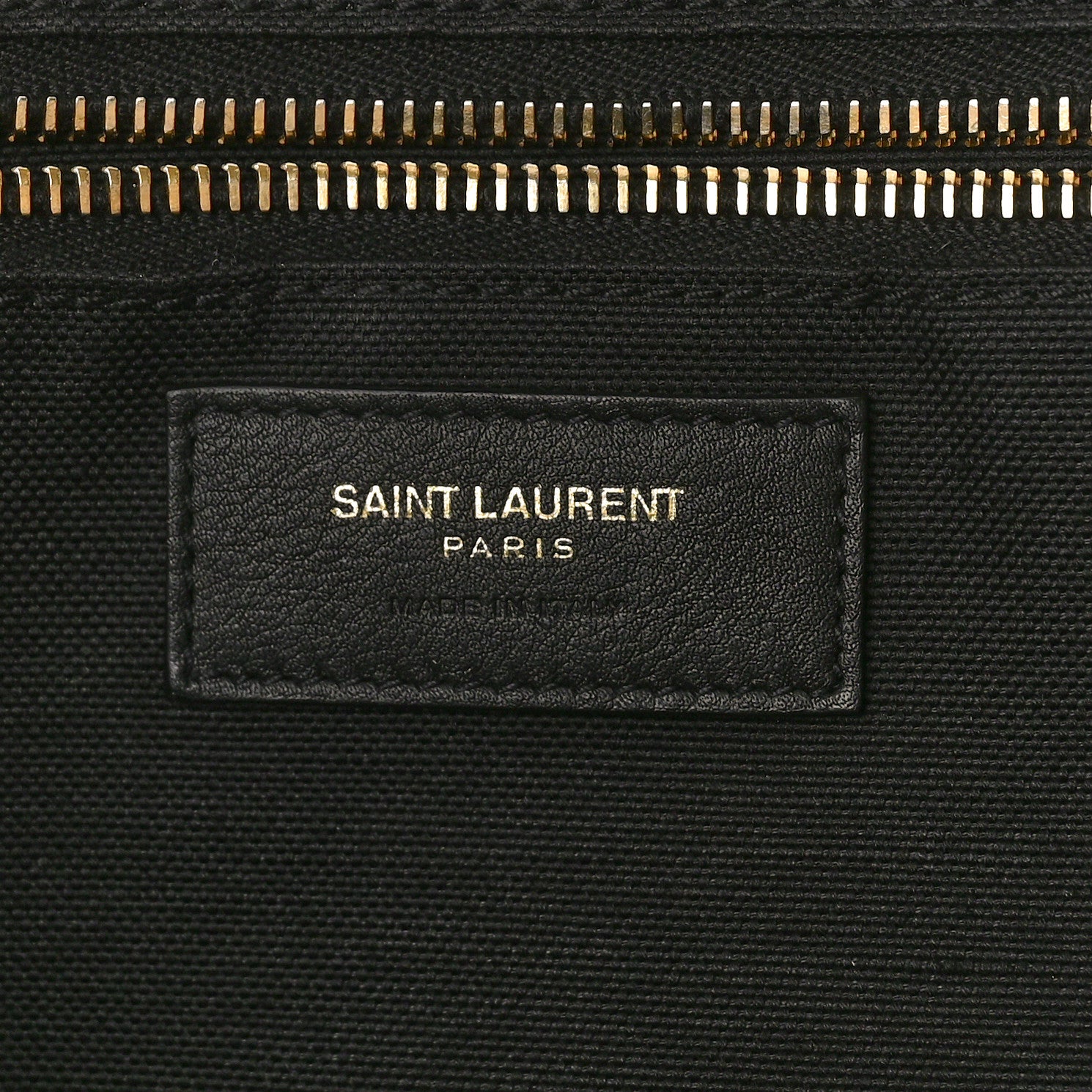 Saint Laurent Embroidered Cotton Linen Rive Gauche Noe Tote Natural Black 6 of 9