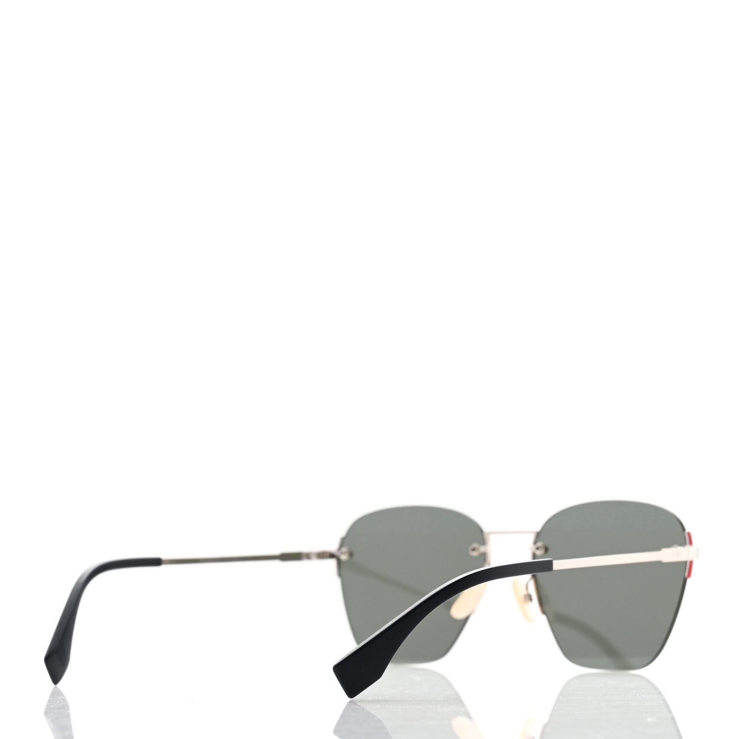 Fendi Metal Mirrored Sunglasses FF M0057/S Silver 4 of 8