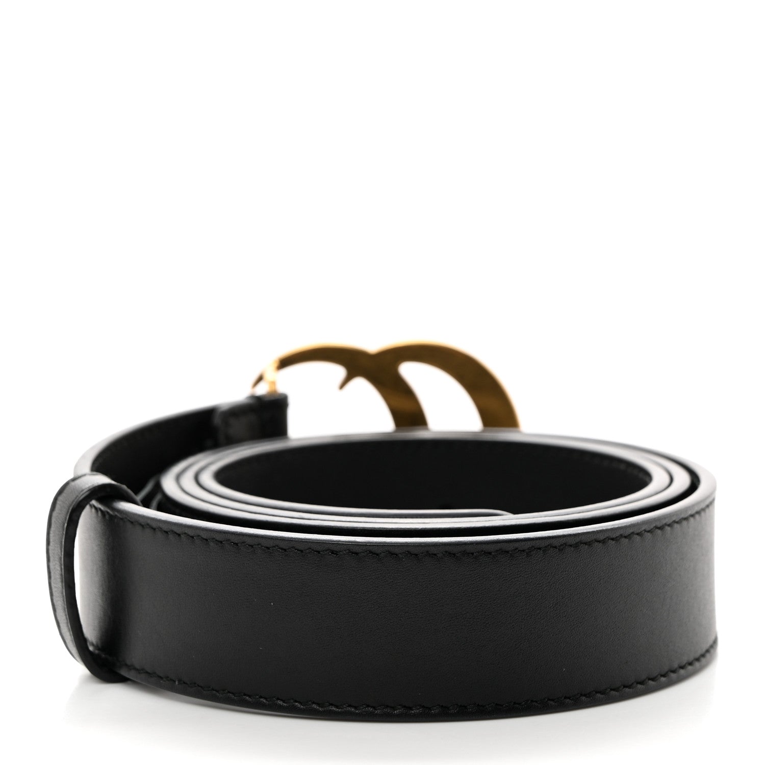 Gucci Calfskin Double G 30mm Belt 90 36 Black 2 of 5