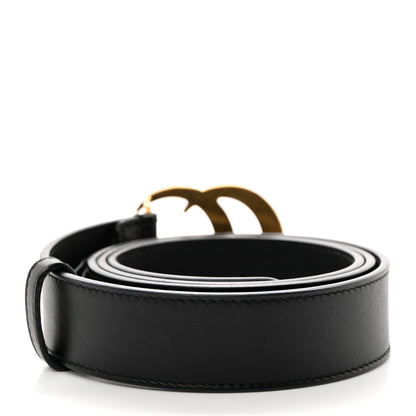 Gucci Calfskin Double G 30mm Belt 90 36 Black 2 of 5