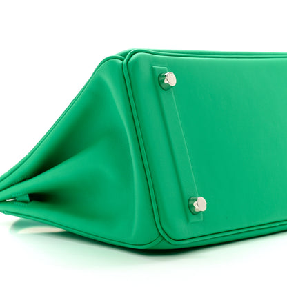 Hermes Swift Birkin Shadow 25 Menthe 9 of 10