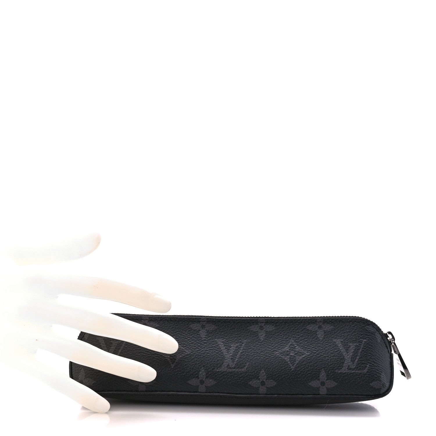 Louis Vuitton Monogram Eclipse Elizabeth Pencil Pouch Black 2 of 11