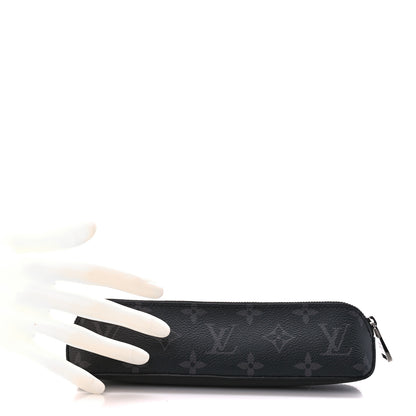 Louis Vuitton Monogram Eclipse Elizabeth Pencil Pouch Black 2 of 11