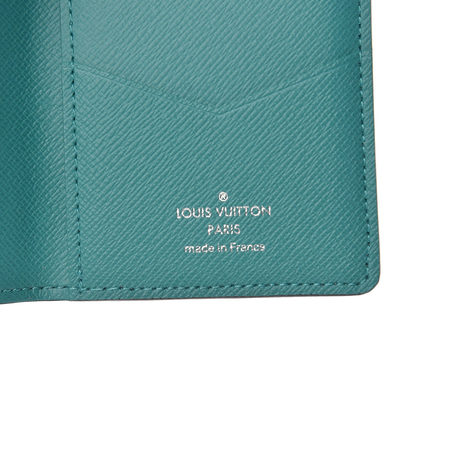 Monogram Pocket Organizer Green