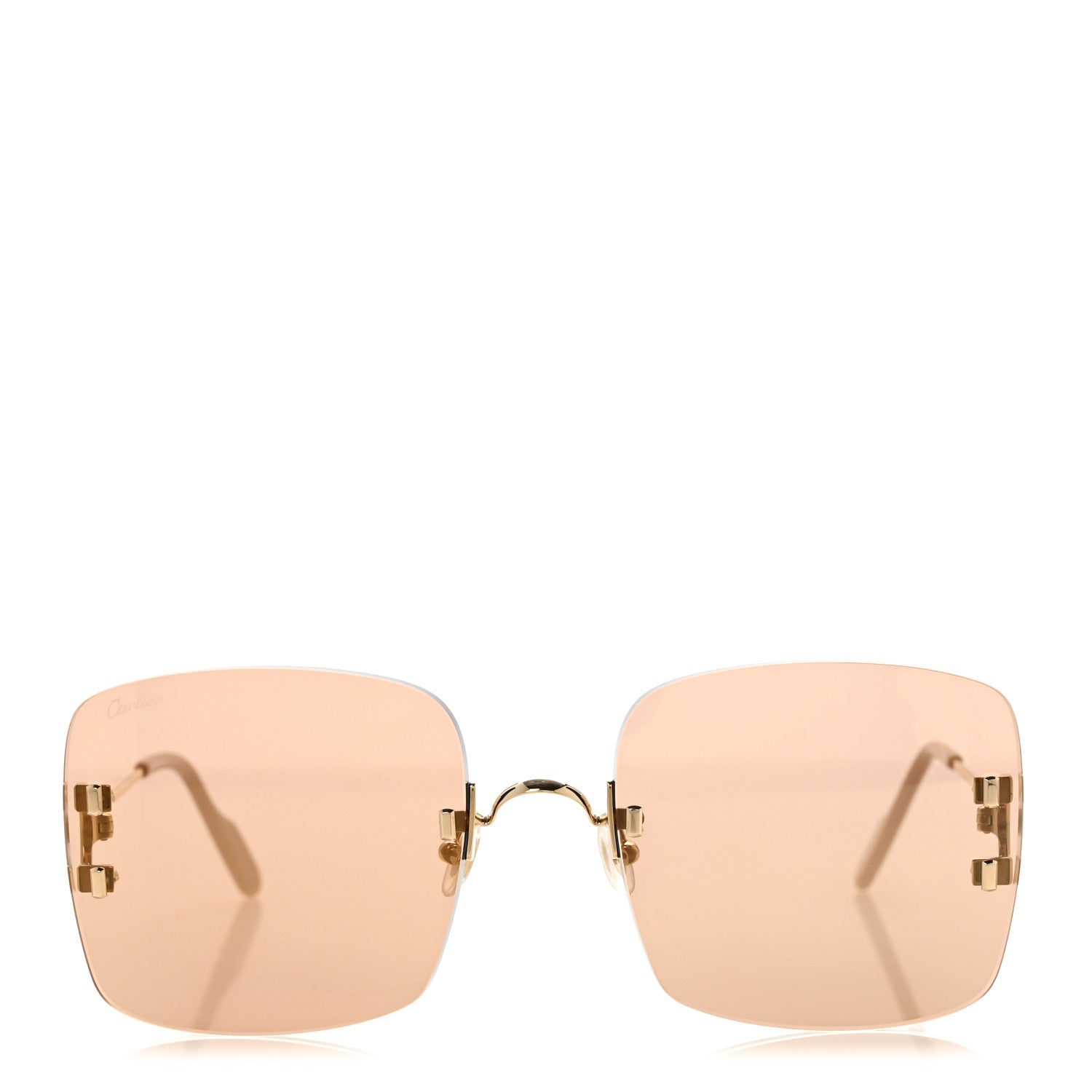 Cartier Metal C Decor CT0037RS Sunglasses Gold 2 of 8