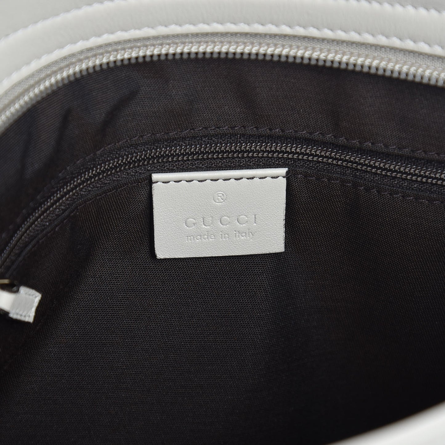 Monogram Medium Flat Messenger Bag Off White